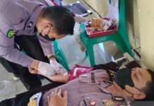 Kegiatan donor darah Polres Rejang Lebong himpun 127 kantong darah