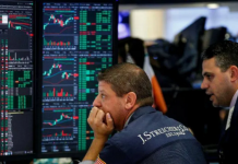 Wall Street berakhir naik tajam karena imbal hasil obligasi turun