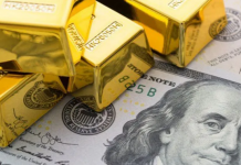 Harga emas melonjak 45,70 dolar, tertekan kemerosotan dolar AS