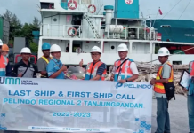 Pelindo Tanjung Pandan sambut kedatangan kapal pertama 2023