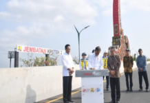 Presiden Jokowi Resmikan Jembatan Kretek 2 di Kabupaten Bantul