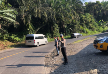 Pengamanan Jalan Lintas Antar Provinsi, Polres Rejang Lebong Turunkan Patroli Gabungan Fungsi