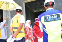 Dukung Program Peningkatan SDM, Dharma Wanita Kementerian PUPR Tinjau Pembangunan TK Putra di Aceh