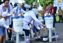 Kartika Basuki Dampingi Iriana Jokowi Edukasi Perilaku Hidup Sehat