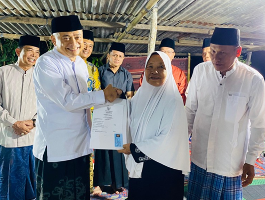 Bupati Rachmat Riyanto Hadir Beri Dukungan, Akta Kematian Diserahkan Lewat BERSAHABAT