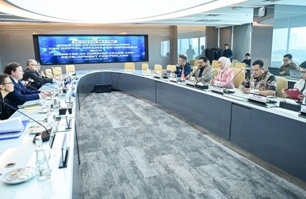 Indonesia dan Finlandia Jajaki Kerja Sama Pusat Data dan Infrastruktur Kecerdasan Artifisial